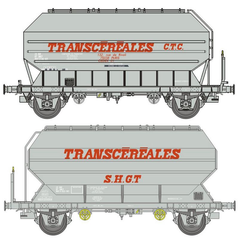 WB-016 � SET de 2 Wagons C�r�aliers FRANGECO Ep.IV-V