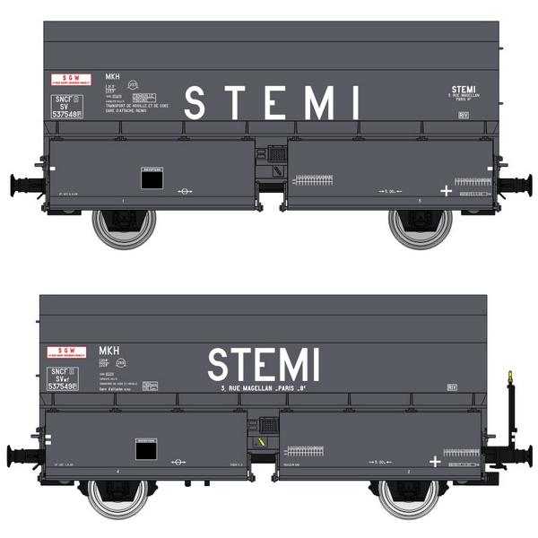 WB-019 � SET de 2 Wagons Coke STEMI 56 Ep.III