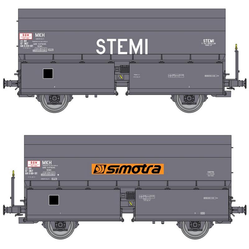 WB-022 � SET de 2 Wagons Coke STEMI 56 Ep.IV-V