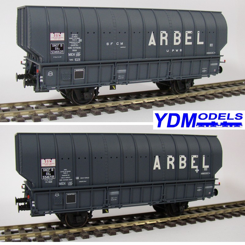 WB-024 - SET de 2 Wagons Coke ARBEL 3 Portes Ep.III