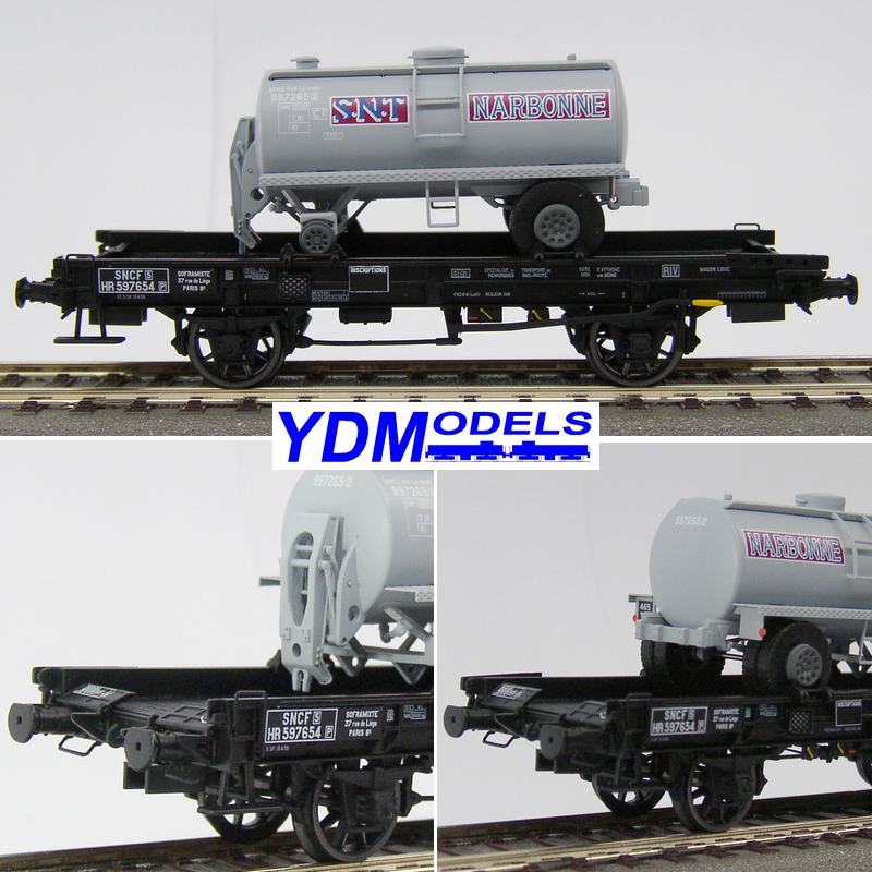 WB-147 � Wagon UFR Mono-Porteur Ep.III - NARBONNE SNT