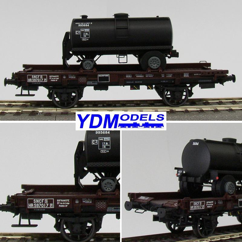 WB-150 � Wagon UFR Mono-Porteur Ep.III - Citerne noire