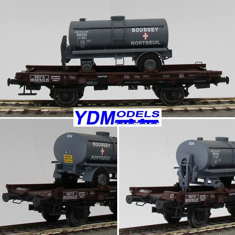 WB-151 � Wagon UFR Mono-Porteur Ep.III - BOURGEY-MONTREUIL