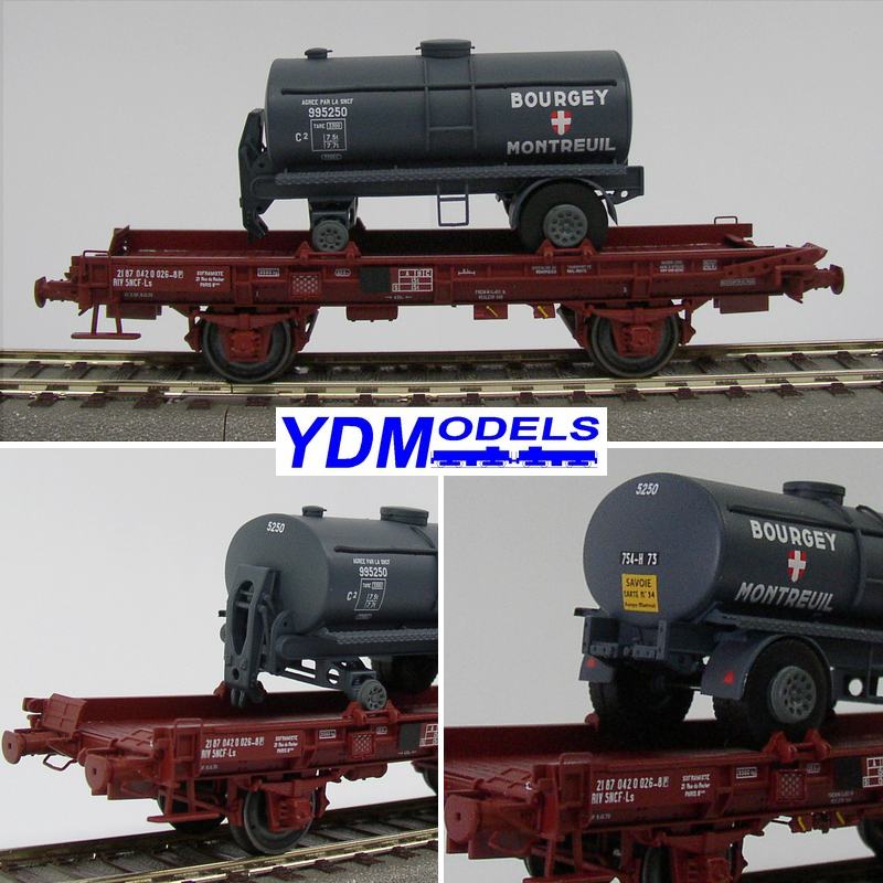 WB-152 � Wagon UFR Mono-Porteur Ep.IV - BOURGEY-MONTREUIL