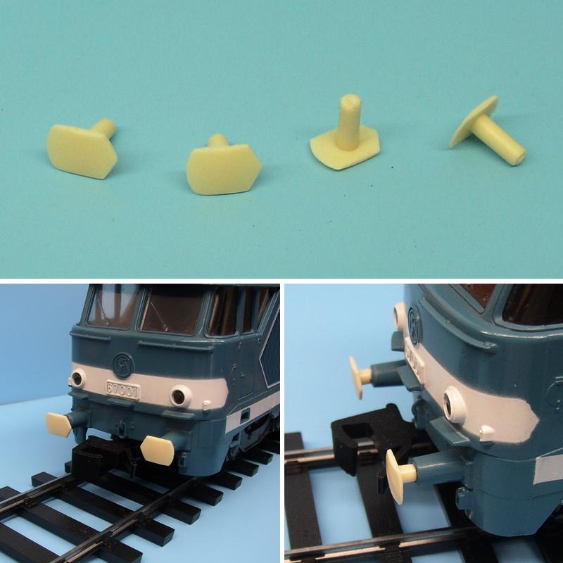 0 : 4 tampons en r�sine pour locomotives LIMA